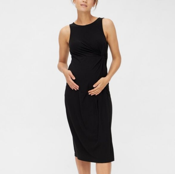 ASOS Maternity Dresses & Skirts - ASOS Mamalicious Knot Detailed Maternity Midi Dress Size Large